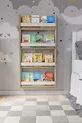 Bibliothèque pour enfants Montessori à 4 étagères * Cm Blanc