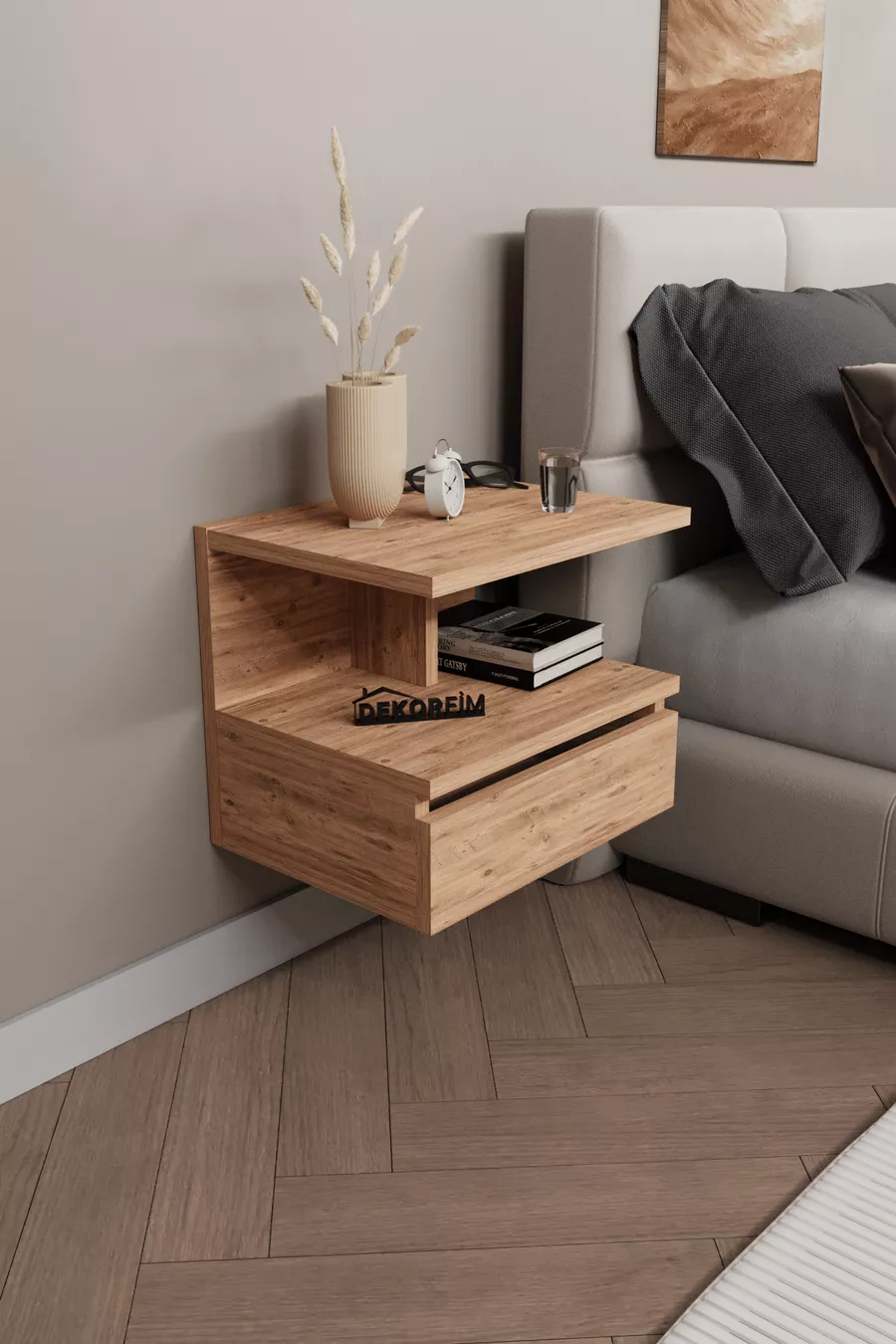 Table de chevet murale pour climatisation