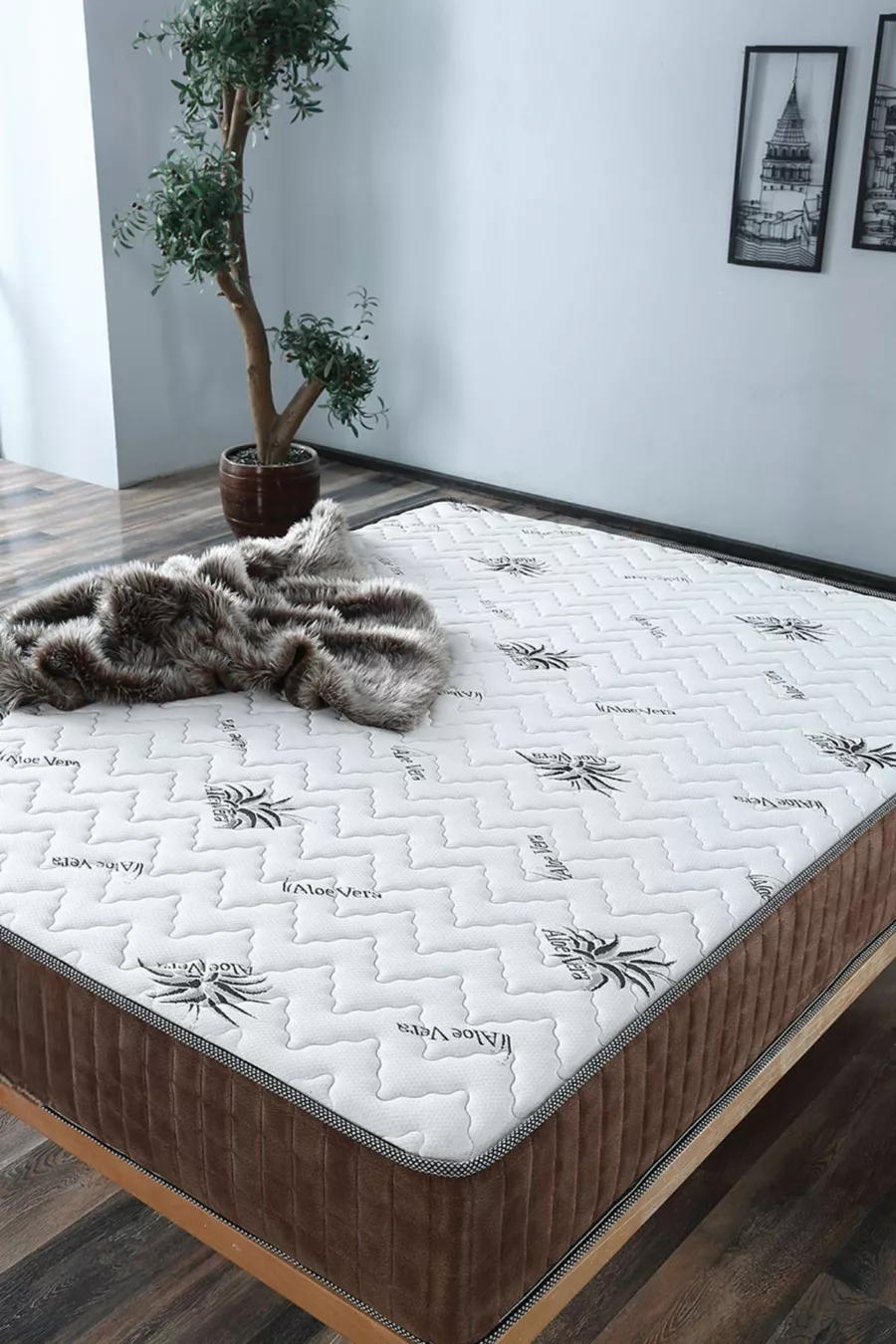 Matelas à ressorts orthopédique double face