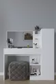 Coiffeuse Orchidée, 1 tiroir, avec armoire et miroir