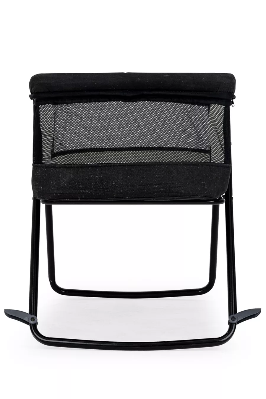 Panier de lit portable pour maman avec filet lavable, fermeture éclair, fonction lit et balancement, couleur anthracite