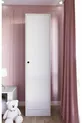 Armoire à vêtements Daisy  cm Blanche à une porte