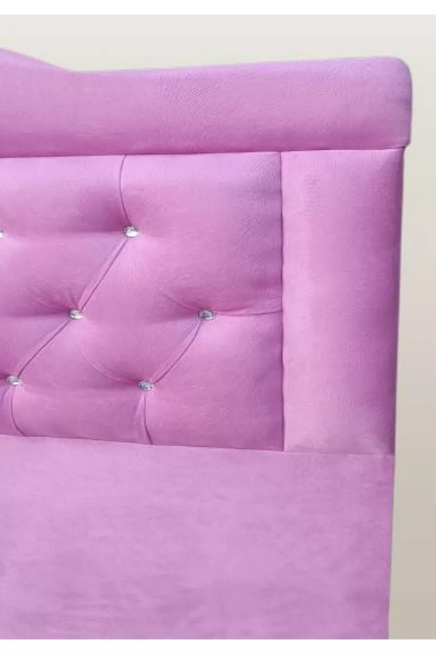 Titre DK Modèle Simple 'taille' Tissu en Plume de Poulain Rose Fait Main