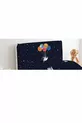 Housse de tête de lit de base Fond sombre Astronaute et ballons colorés