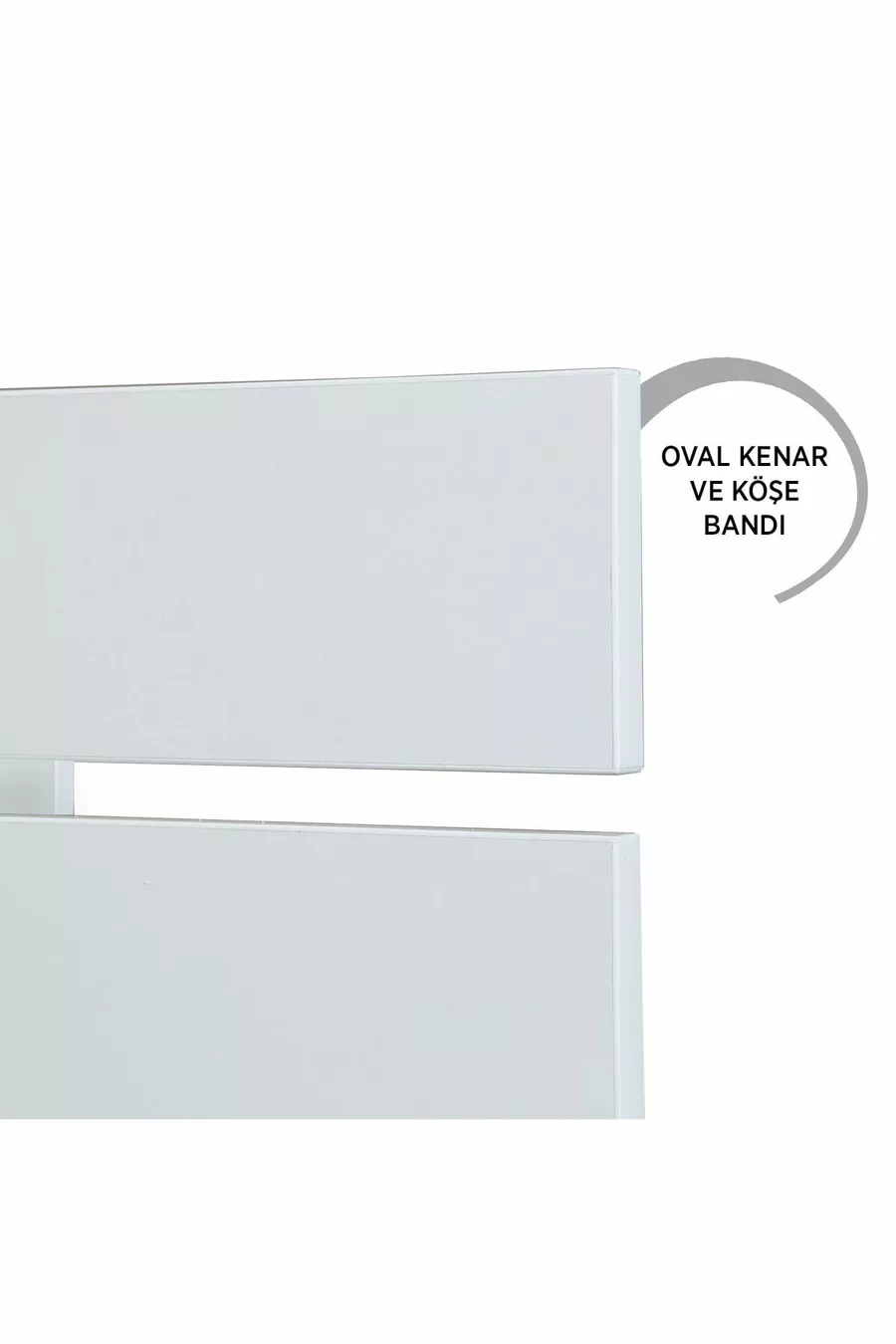 Tête de lit blanche double Huga / Cm pour sommier