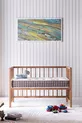Lit Bamboo Park, Lit pour bébé, Lit de berceau, avec mousse orthopédique et tissu tricoté - Cm
