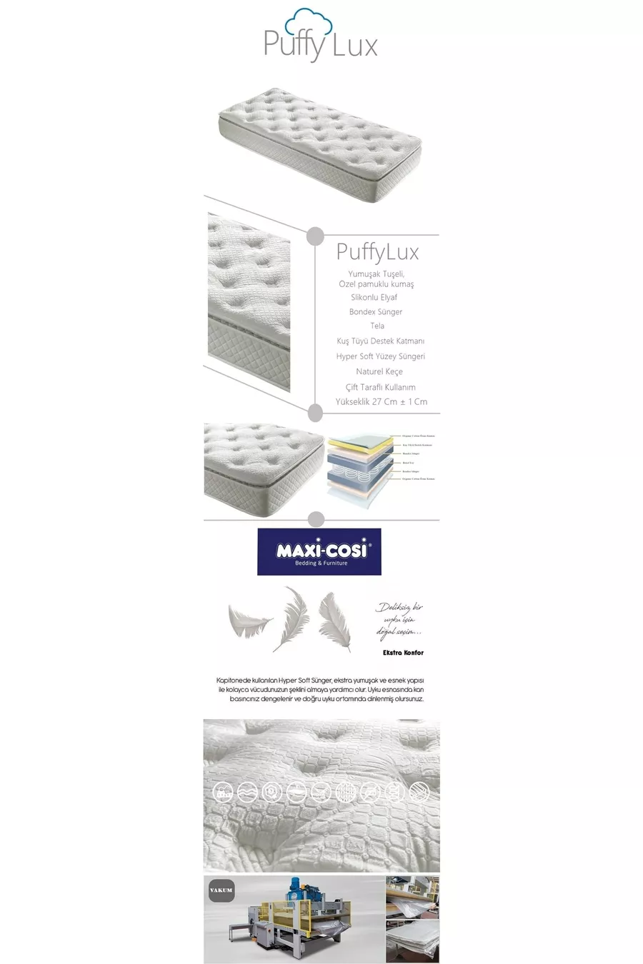 Matelas orthopédique à ressorts pour une personne, deux personnes et berceaux