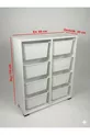 Armoire de Jouets Polyvalente à 8 Tiroirs et Unité de Rangement – Organisateur de Chambre d’Enfant avec ÉTIQUETTE CADEAU