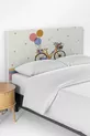 Housse de tête de lit pour chambre d'enfant avec motif de vélo coloré