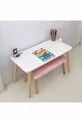 Bureau pour enfants Lilyum 1 pouf Table d'activité Ensemble de table d'activité