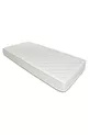 Matelas simple en mousse à mémoire de forme visco sans ressort avec tissu en éponge