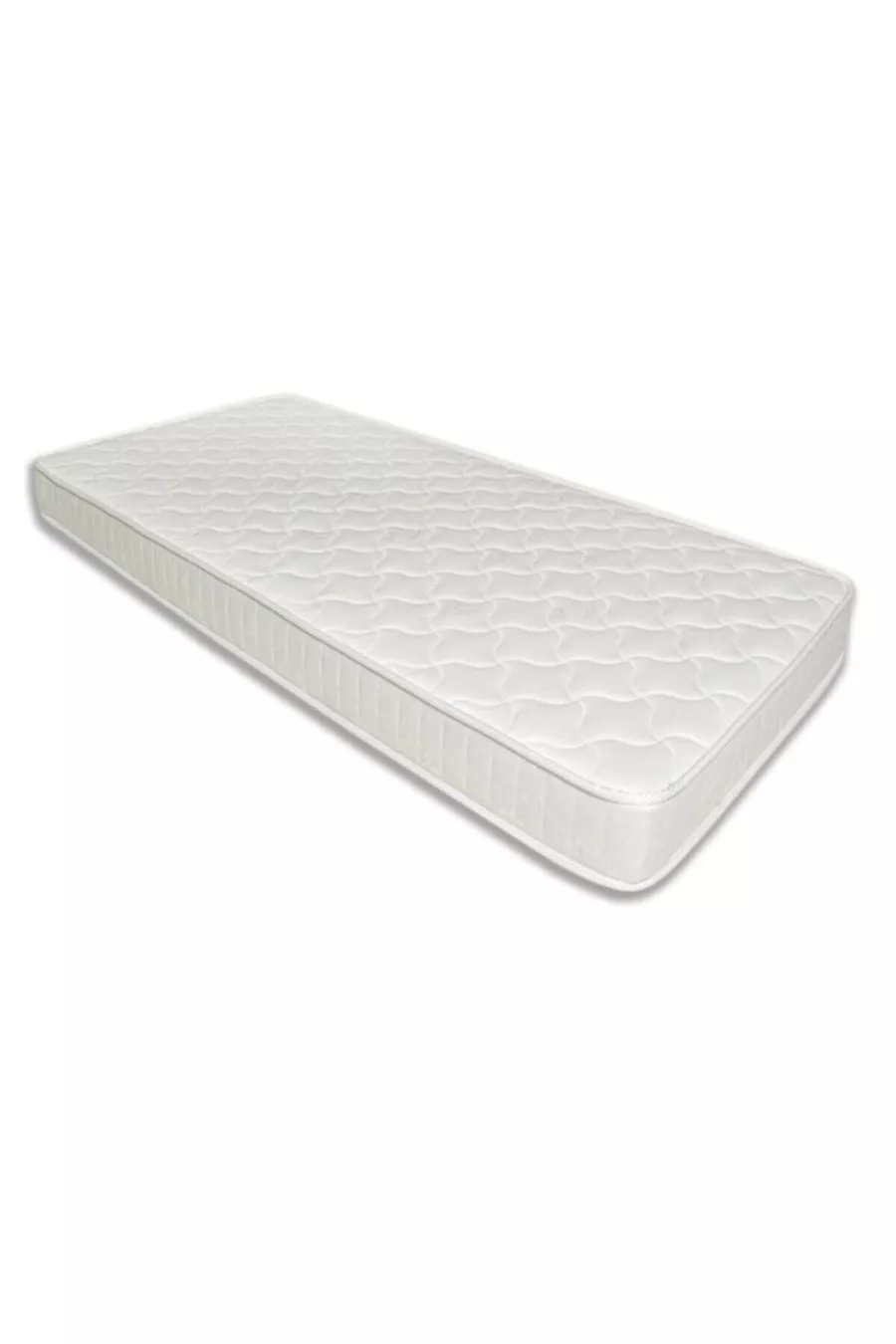 Matelas simple en mousse à mémoire de forme visco sans ressort avec tissu en éponge