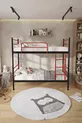 Lits superposés Trend compatibles avec matelas rouge Métal démontable