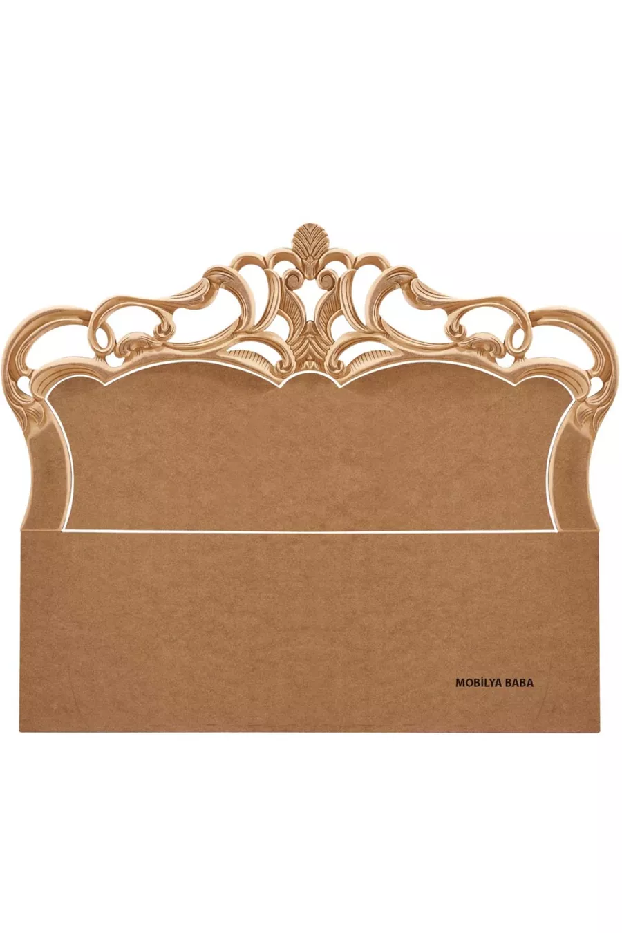 Tête de lit Kemah en bois brut sans vernis