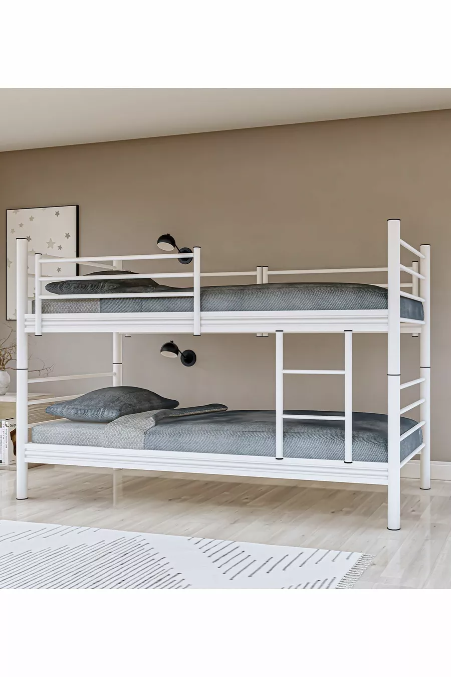 Lit superposé double modulable GM blanc