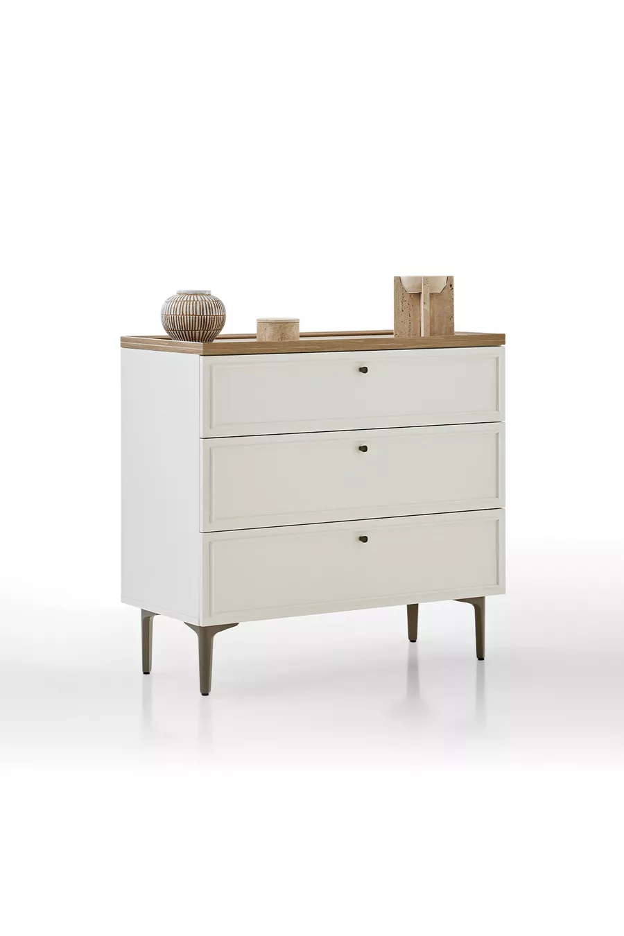 Commode Marsana à 3 tiroirs