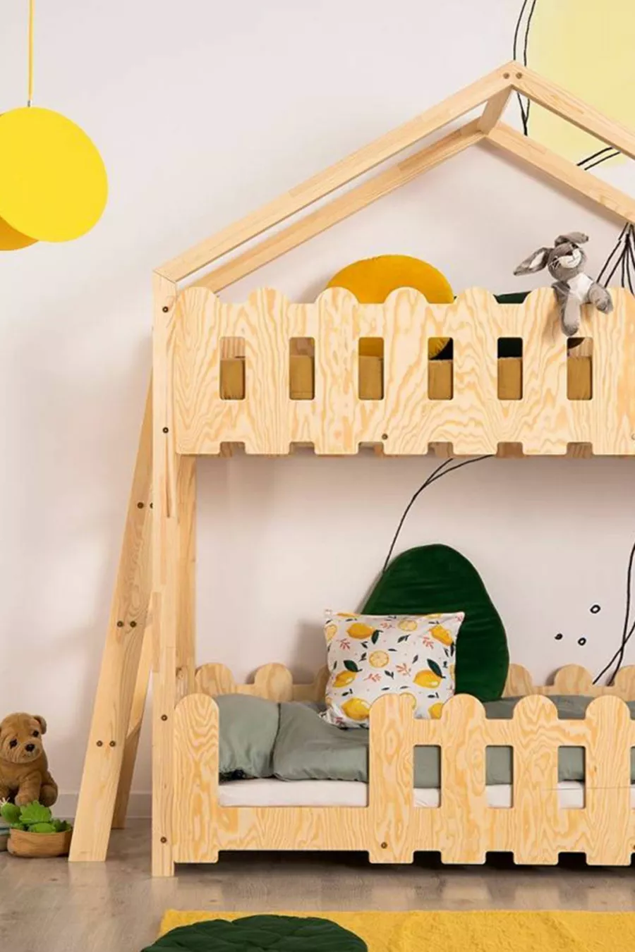 Lit superposé pour enfants Montessori Markaawm Palazzo avec structure