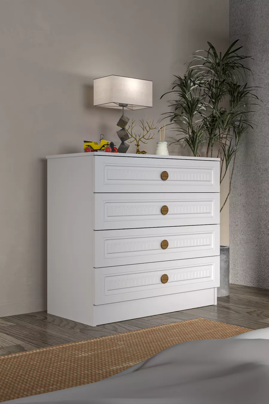 BUFFET BOHÈME AVEC PORTES EN MDF