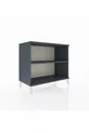 Commode Hyperion à une seule étagère Anthracite-Anthracite