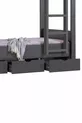 Lit superposé Ranza Asya avec tiroirs amovibles, 2 matelas Comfort