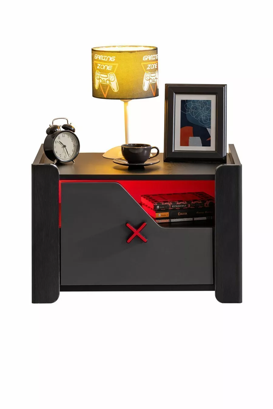 Table de chevet, table de chevet Gamer avec un tiroir
