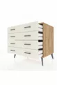 Commode Kronos 8 tiroirs Pin-Pin / Pierre de Lune