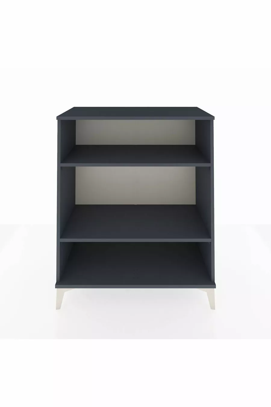 Commode Hyperion 2 étagères Anthracite-Anthracite