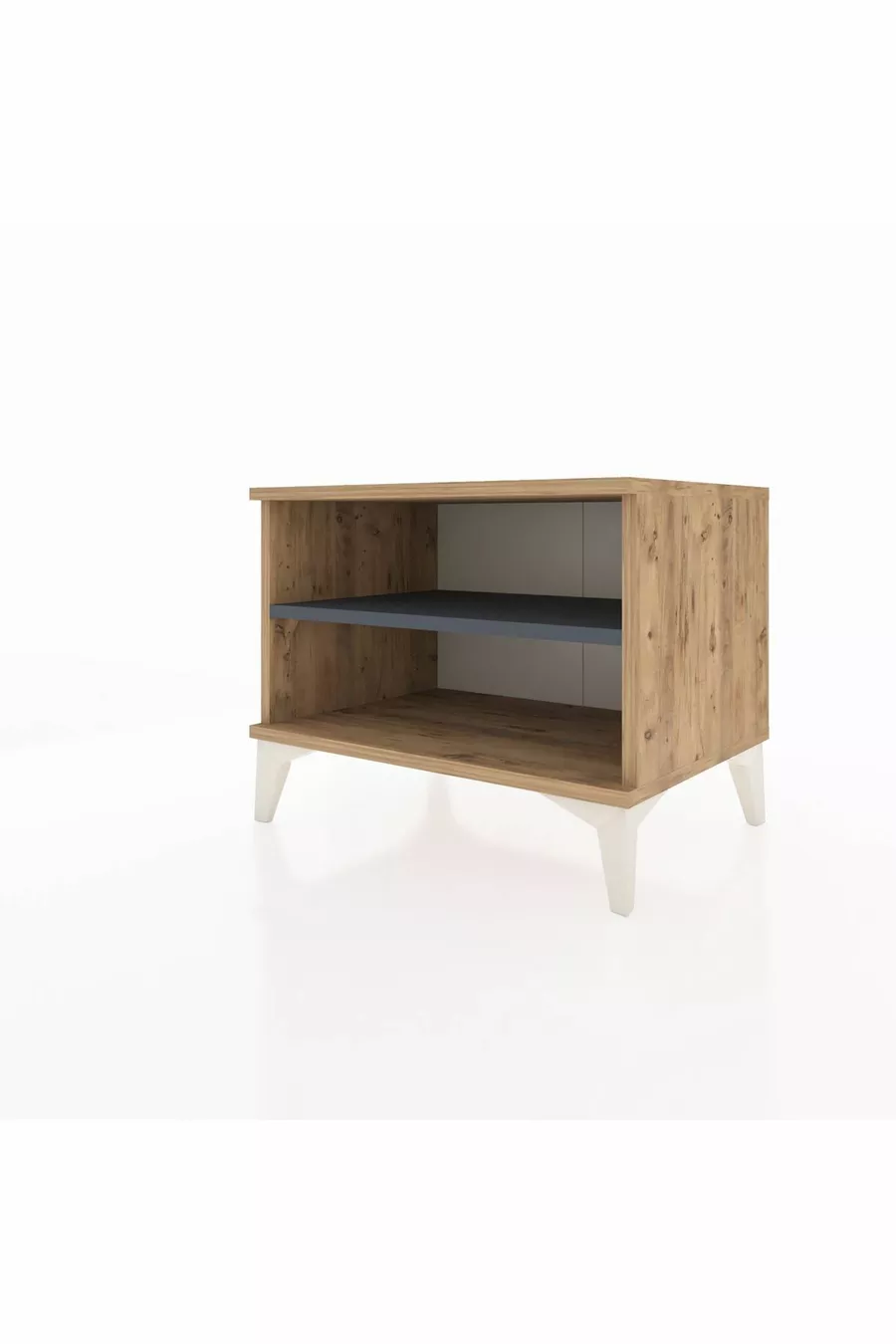Commode Hyperion à une étagère Pin-Anthracite