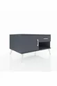 Commode Kronos avec une étagère, un tiroir et une porte, Anthracite-Anthracite