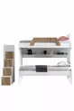 Lits superposés, Lot de 2 lits superposés Inci - Noyer 2 Matelas Comfort