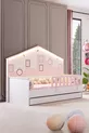Chambre d'enfant Montessori - Armoire 3 portes City Montessori, Lit superposé - Rose