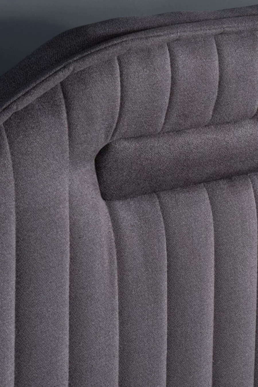Tête de lit Royal Lux Anthracite (Cadre et matelas non inclus)