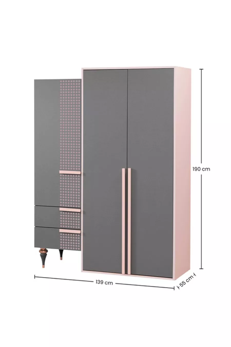 ENSEMBLE DE CHAMBRE JEUNE POINT ROSE