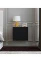 Commode murale en MDF avec porte noire élégante, moderne et polyvalente