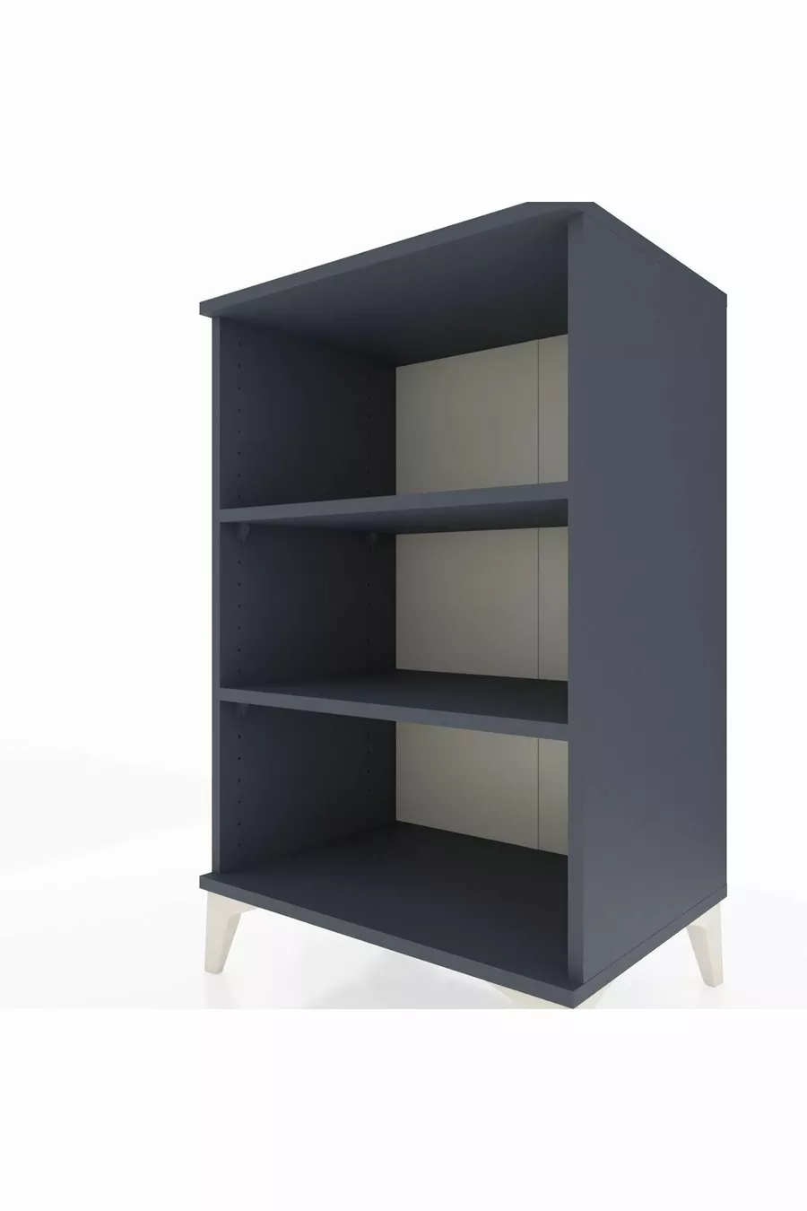Commode Hyperion à 2 étagères Anthracite-Anthracite