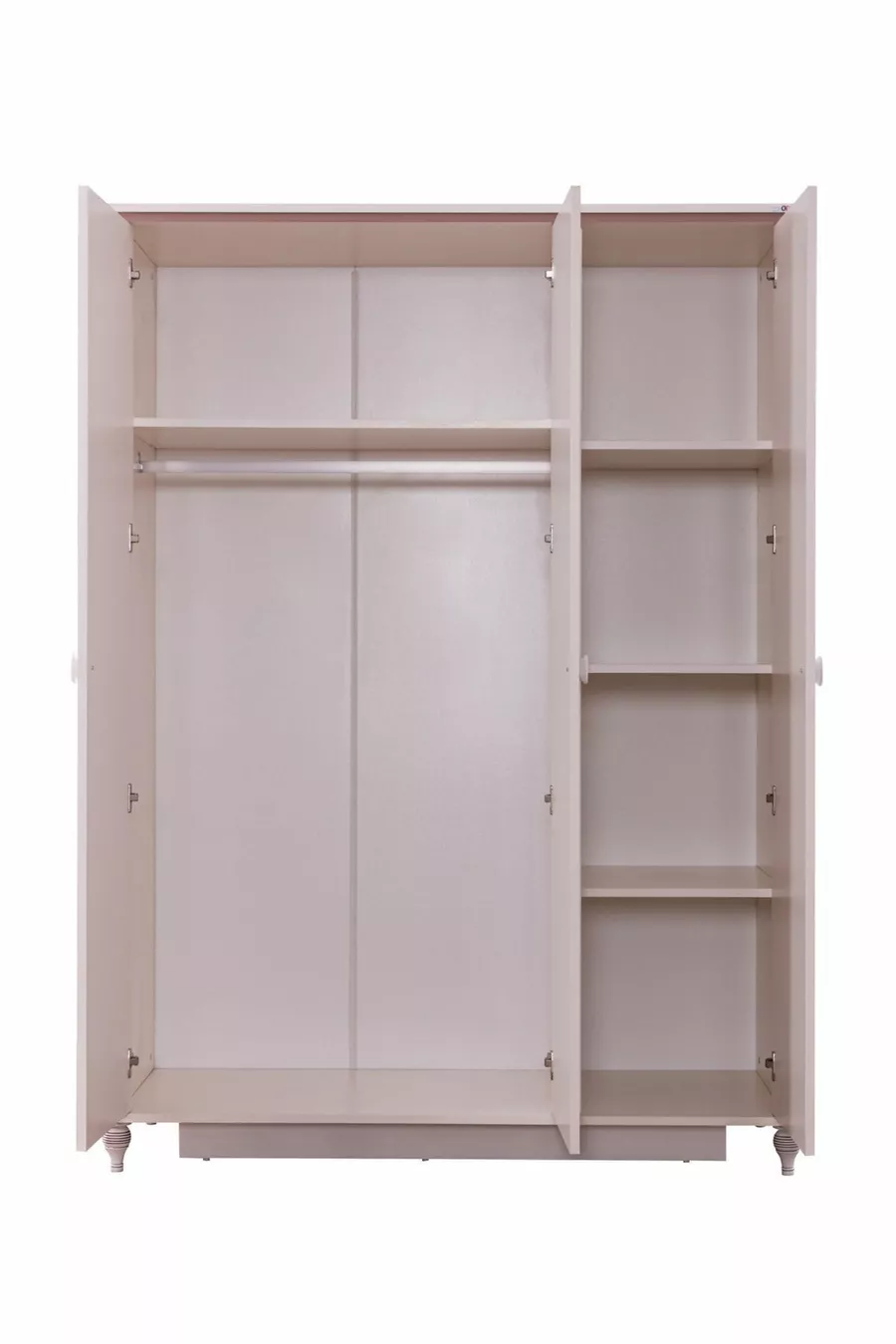 Chambre d'Ezgi Genç, Armoire 3 portes, Lit, Table de chevet, Bureau