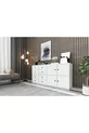 Commode avec tiroirs et armoire blanche Cm -ç
