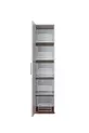 Lit superposé, ensemble chambre jeune Milan avec armoire : lit superposé avec armoire à 3 portes et 2 matelas Comfort