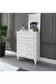 Romantic 4 tiroirs, avant-garde, commode blanche (MDF)