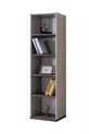 Chambre Jeune Milano - Armoire à 3 portes avec miroir, Lit, Table de chevet, Bureau, Bibliothèque
