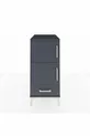 Kronos Chevet 4 étagères 1 tiroir 1 porte Anthracite-Anthracite