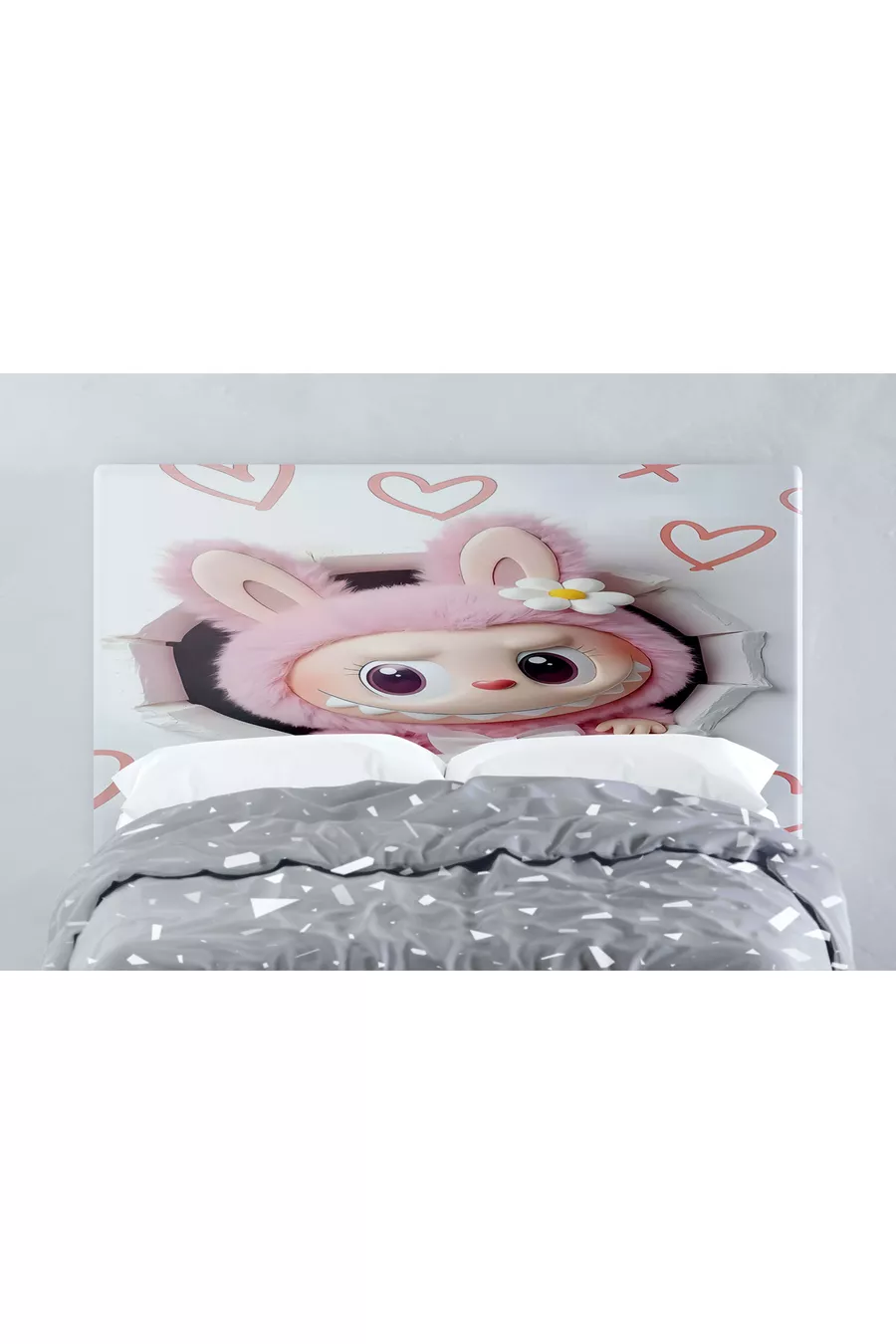 Housse de tête de lit pour enfant LABUBU