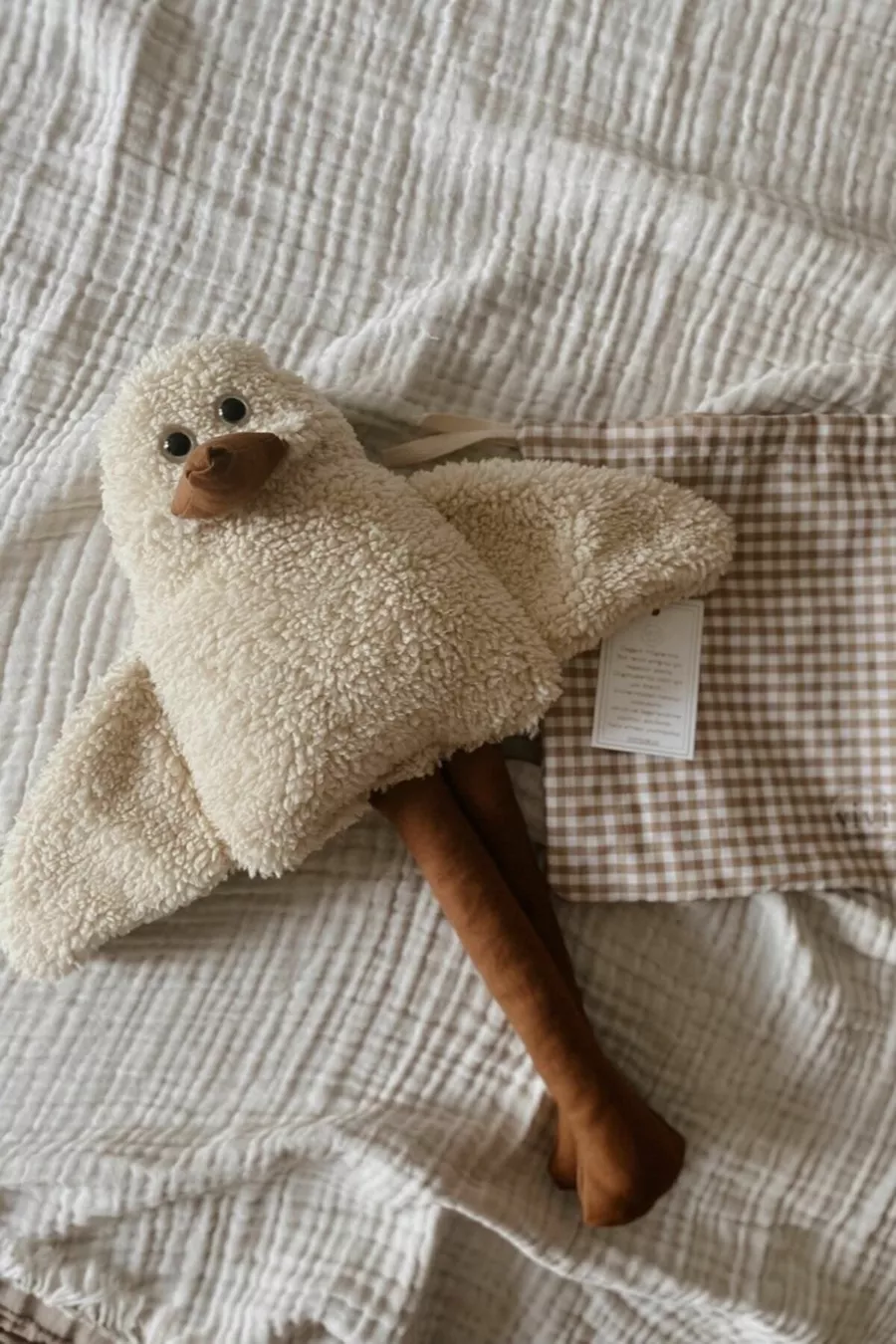 Oreiller Canard Duffy Compagnon de Sommeil pour Enfant et Bébé