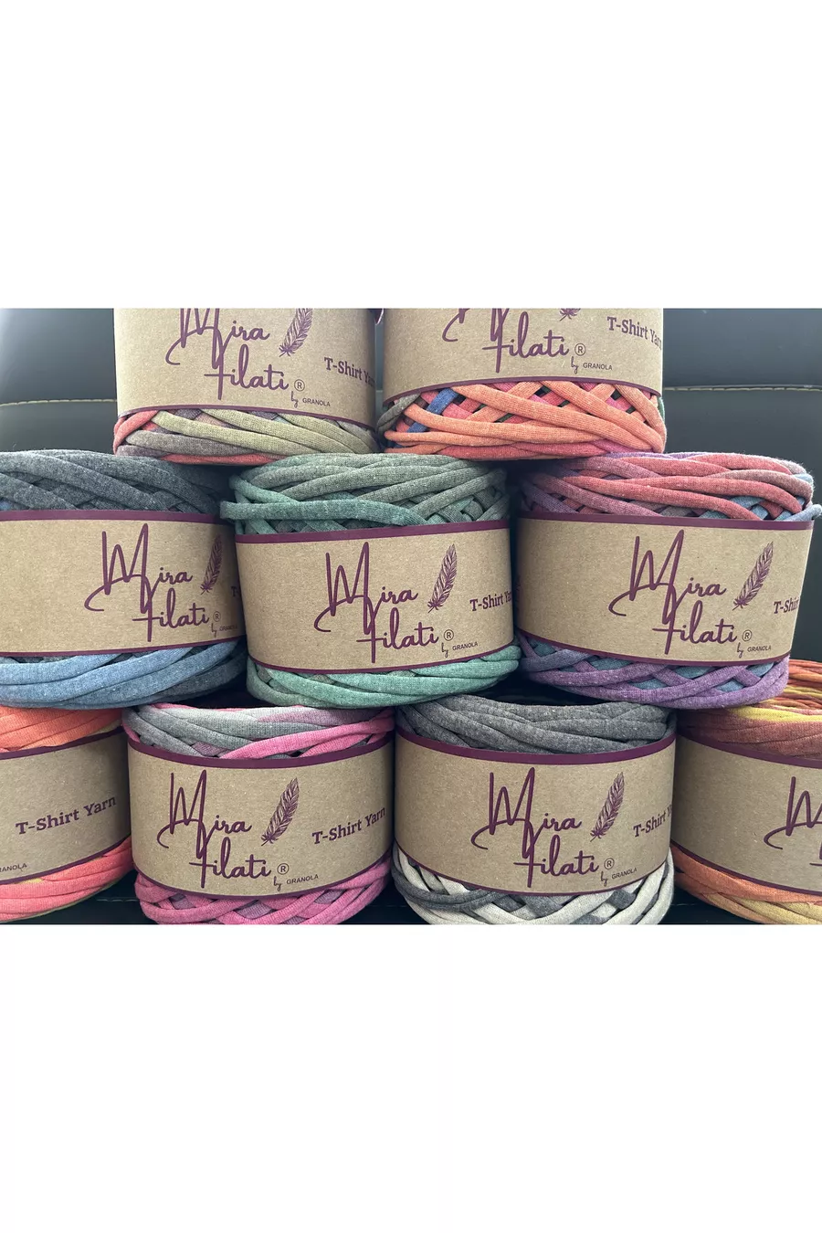 Fil de jersey marbré Fil de batik marbré