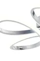 Plafonnier en chrome moderne Alis, lumière blanche pure au plafond, salon, cuisine, chambre à coucher, lustre LED