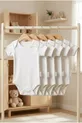 Body Bébé Manches Courtes Lot de 5 Set Body Unisexe Col Rond % Coton