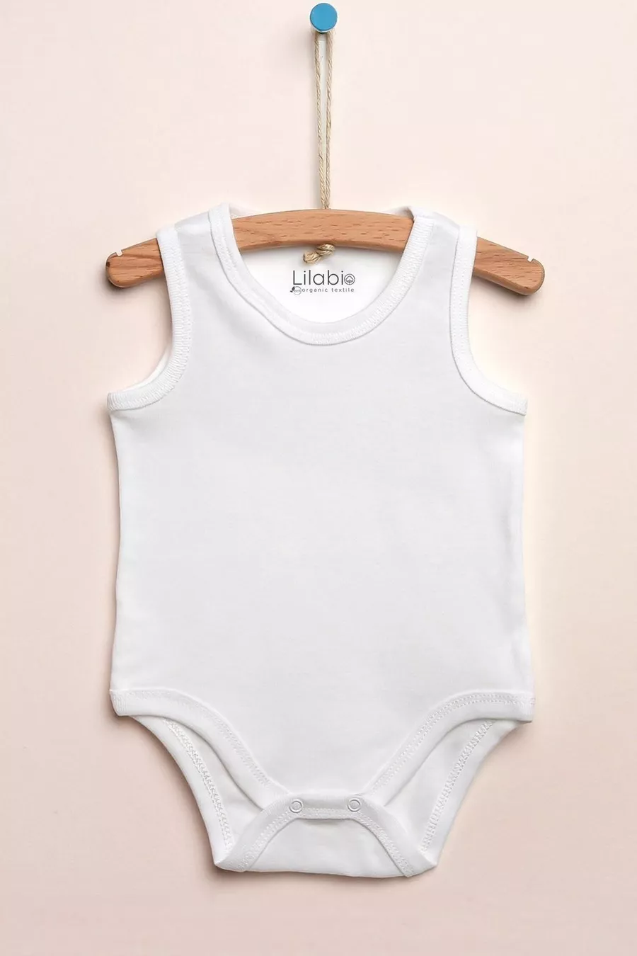 Body bébé débardeur blanc 5 pièces en coton  % biologique