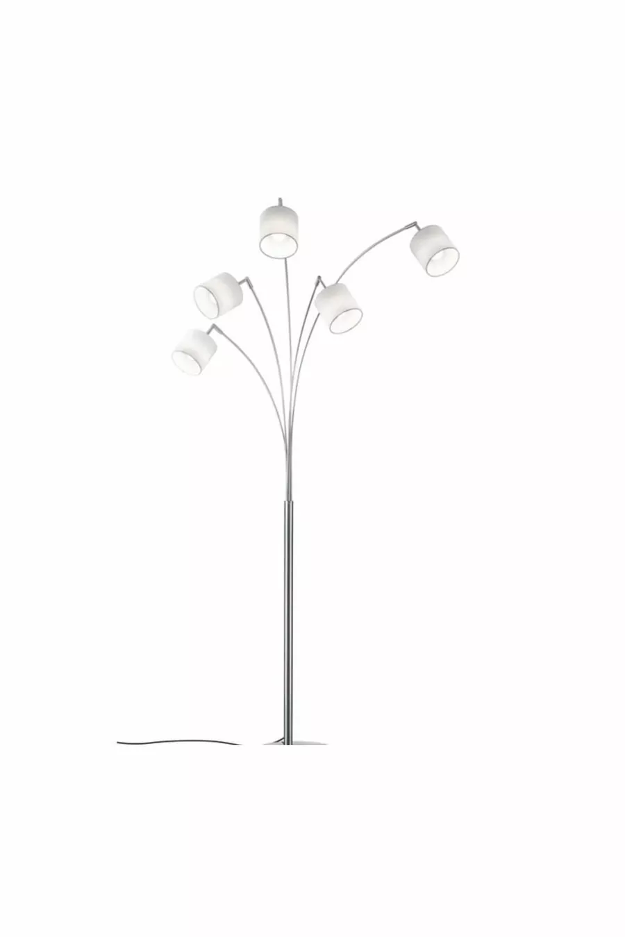 Lampadaire Col de Chameau 5l 5 Têtes - Blanc