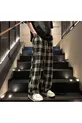 Bas de pyjama/survêtement unisexe confortable à motif à carreaux