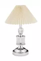 Lampe décorative Carlot moderne avec détails en pierre de cristal 1 pièce argent